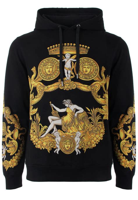 versace men hoodies|Versace sweatshirt men's.